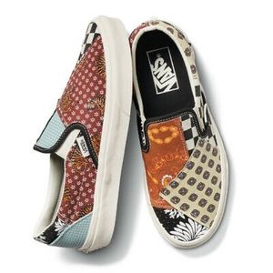 Vans Tiger Patchwork Slip On Skate Sneakers